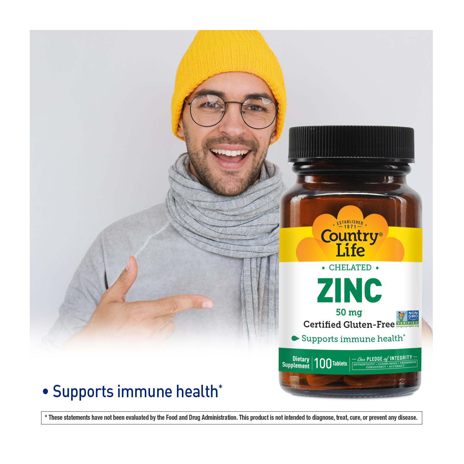 Chelated Zinc 50 mg