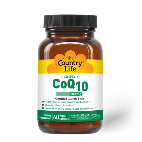 CoQ10 - 100 mg (60 capsules) - Country Life Vitamins