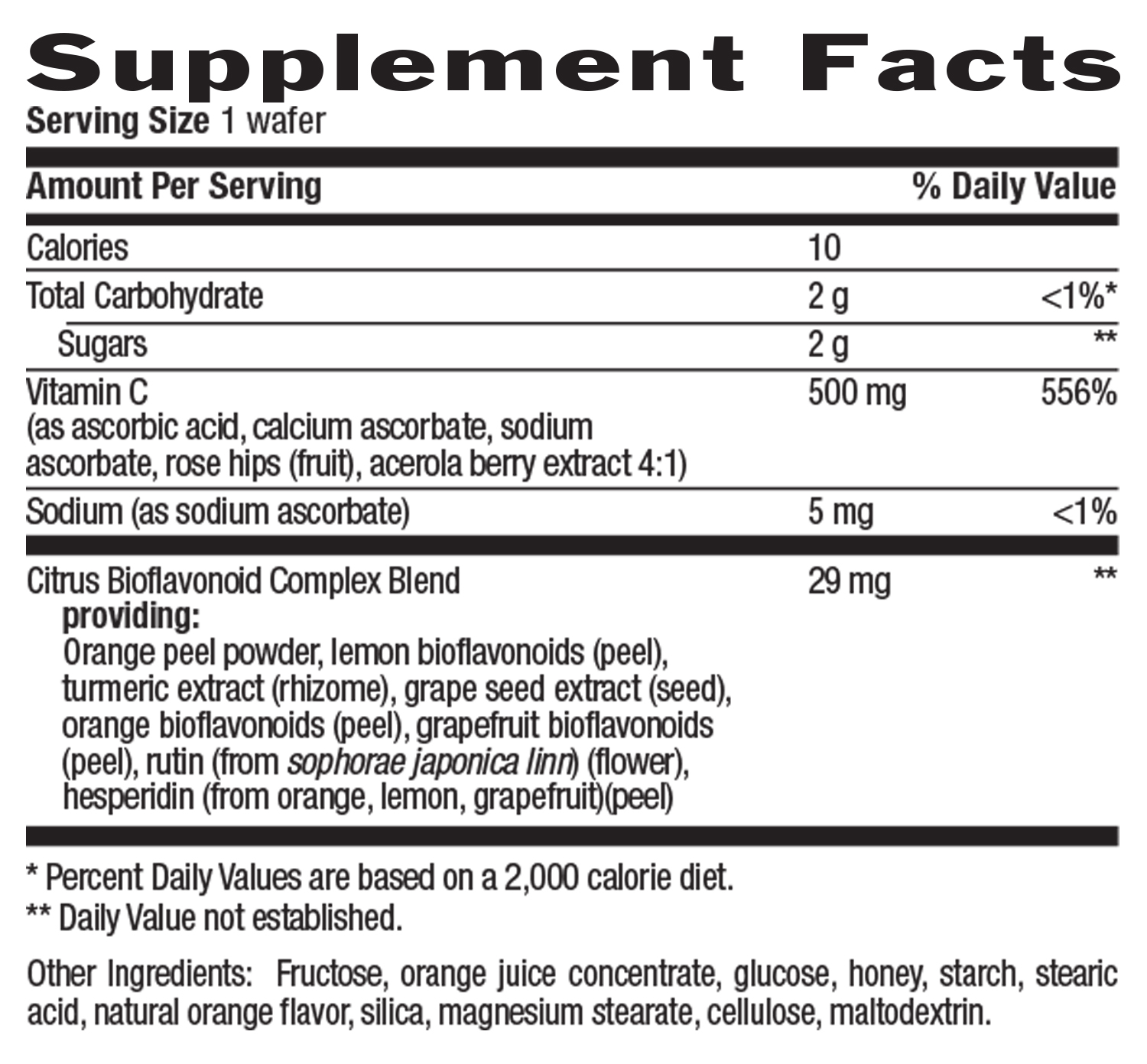 Chewable Vitamin C 500 mg