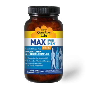 MAX For Men® Iron Free Multivitamin – 120 Tablets