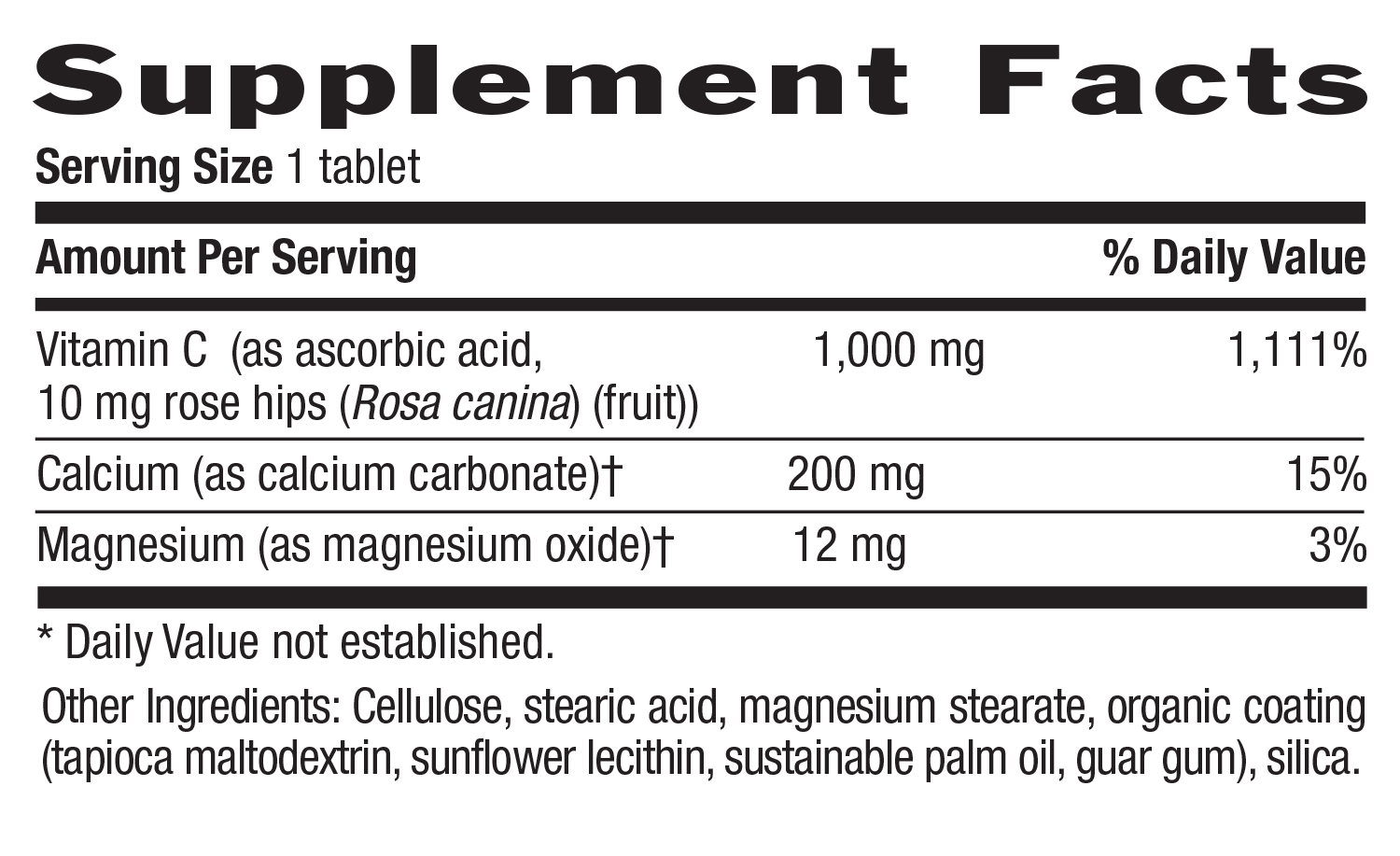 Buffered Vitamin C Rescue 1000 mg