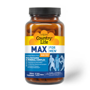 MAX For Men® Iron Free Multivitamin – 120 Tablets