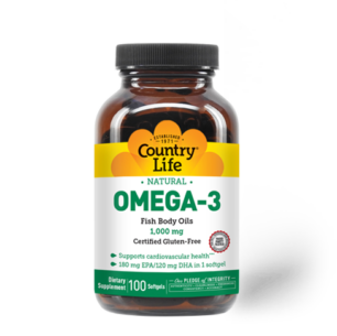 Omega-3 Fish Oil 1000 mg – 100 Softgels