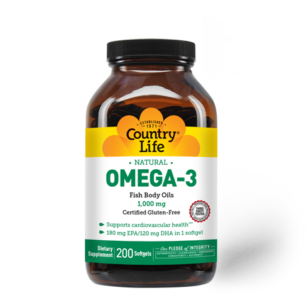 Omega-3 Fish Oil 1000 mg – 200 Softgels
