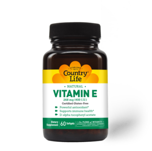 Natural Vitamin E – 400 I.U. – 60 Softgels