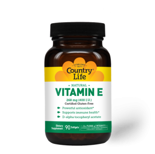 Natural Vitamin E – 400 I.U. – 90 Softgels