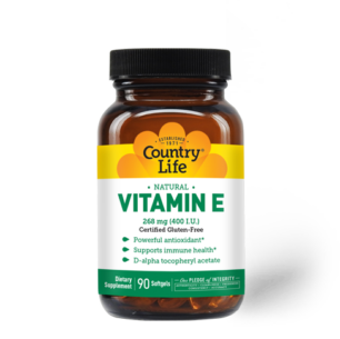 Natural Vitamin E – 400 I.U. – 90 Softgels