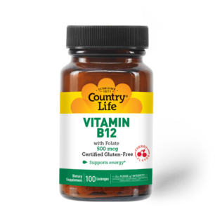 Vitamin B12 500 mcg, Cherry Lozenges – 100 Lozenges