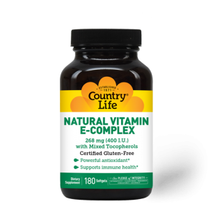 Natural Vitamin E-Complex 400 I.U. – 180 Softgels